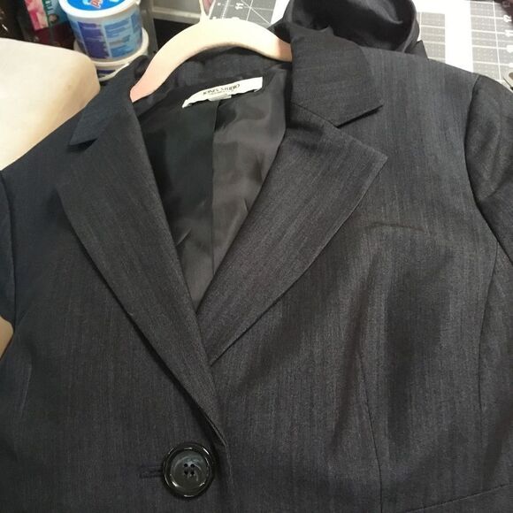 NWOT. Jones Studio Women’s Charcoal Blazer/Dress Jacket Sizes 12 and 14 - Picture 7 of 15